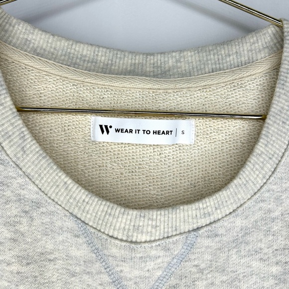 Wear It To Heart - Chelsea Sleeveless Sweatshirt in Oatmeal - S (REVOLVE) - Picture 7 of 9